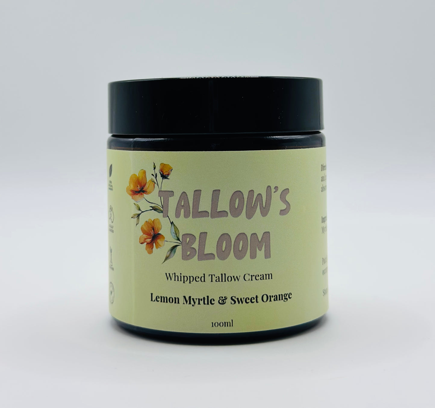 Lemon Myrtle & Sweet Orange Tallow Cream